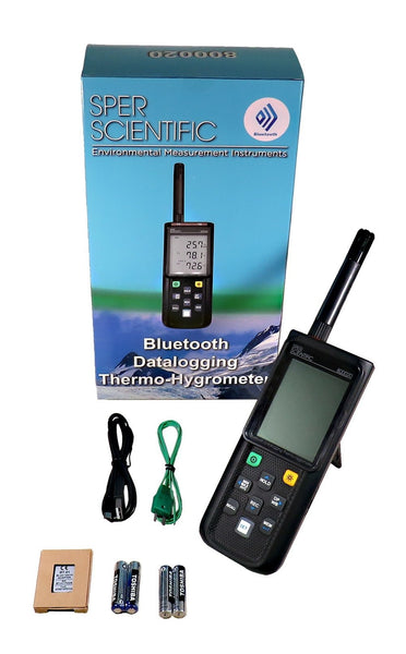 Bluetooth Datalogging Thermo-Hygrometer | Sper Scientific Direct