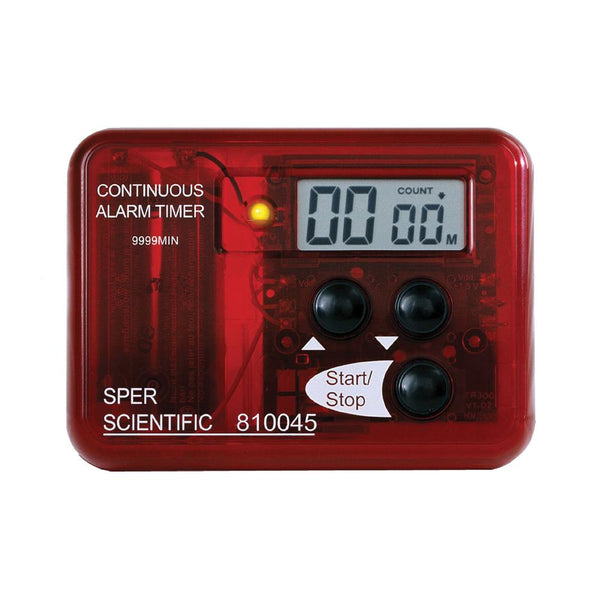 Continuous Alarm Timer | Sper Scientific Direct
