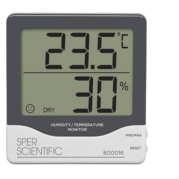 Humidity/Temperature Monitor | Sper Scientific Direct