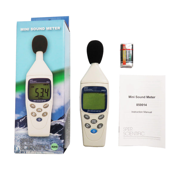Mini Sound Meter | Sper Scientific Direct