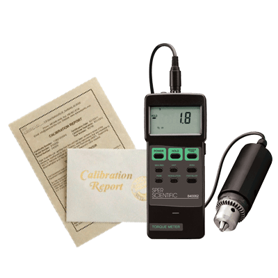 NIST Traceable Certificate of Calibration - Torque Meters (requires new meter purchase) | Sper Scientific Direct